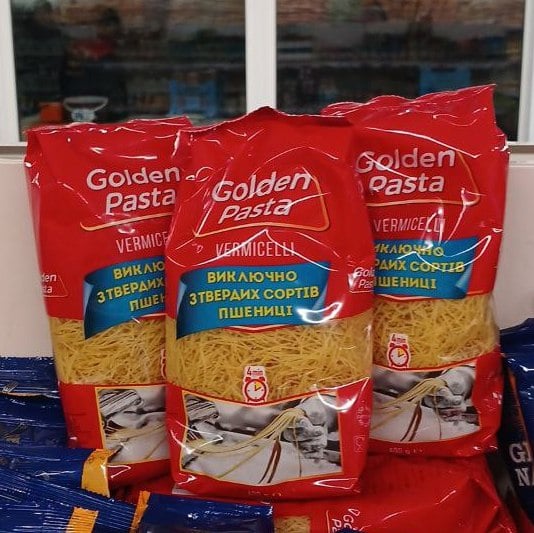 Макаронні вироби GOLDEN PASTA Вермішель тонка (Павловський),400г