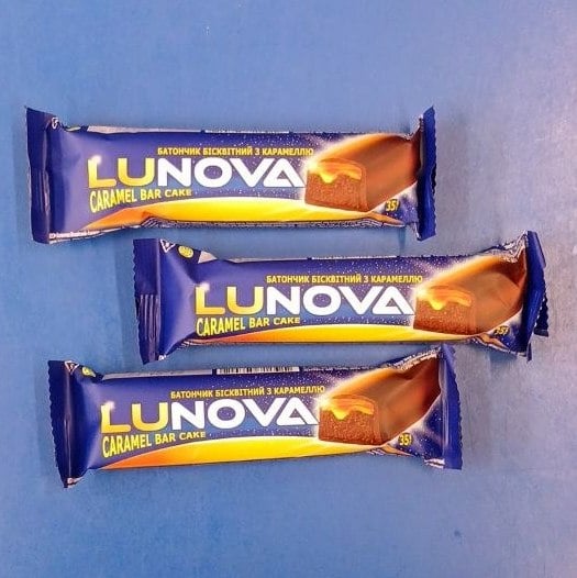 Батончик Lunova карамель (престиж-компані) 35г