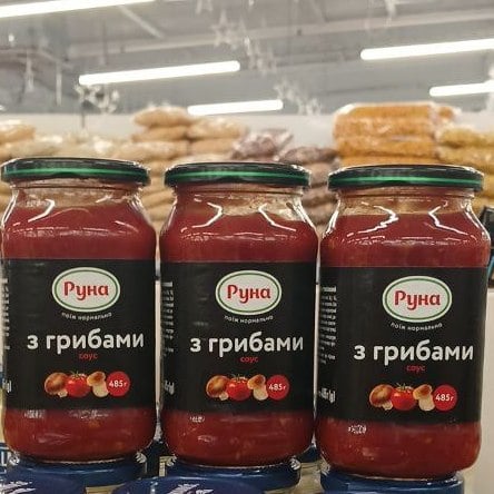 Руна Соус з грибами,  (Козуб) 485г