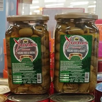 Оливки зелені гриль Yunus (Італія), 750г