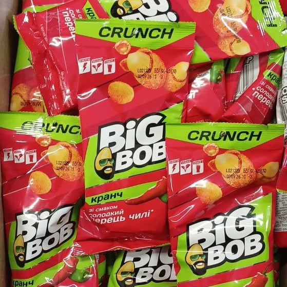 Арахіс смажений кранч Солодкий перець чилі TM BIG BOB (До Бочкового), 55г