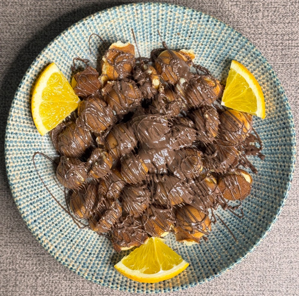 Вафли с нутеллой