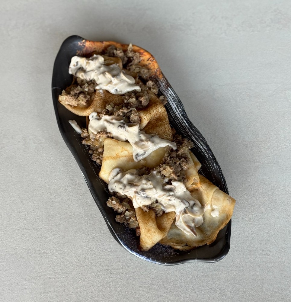 Блин с говядиной 