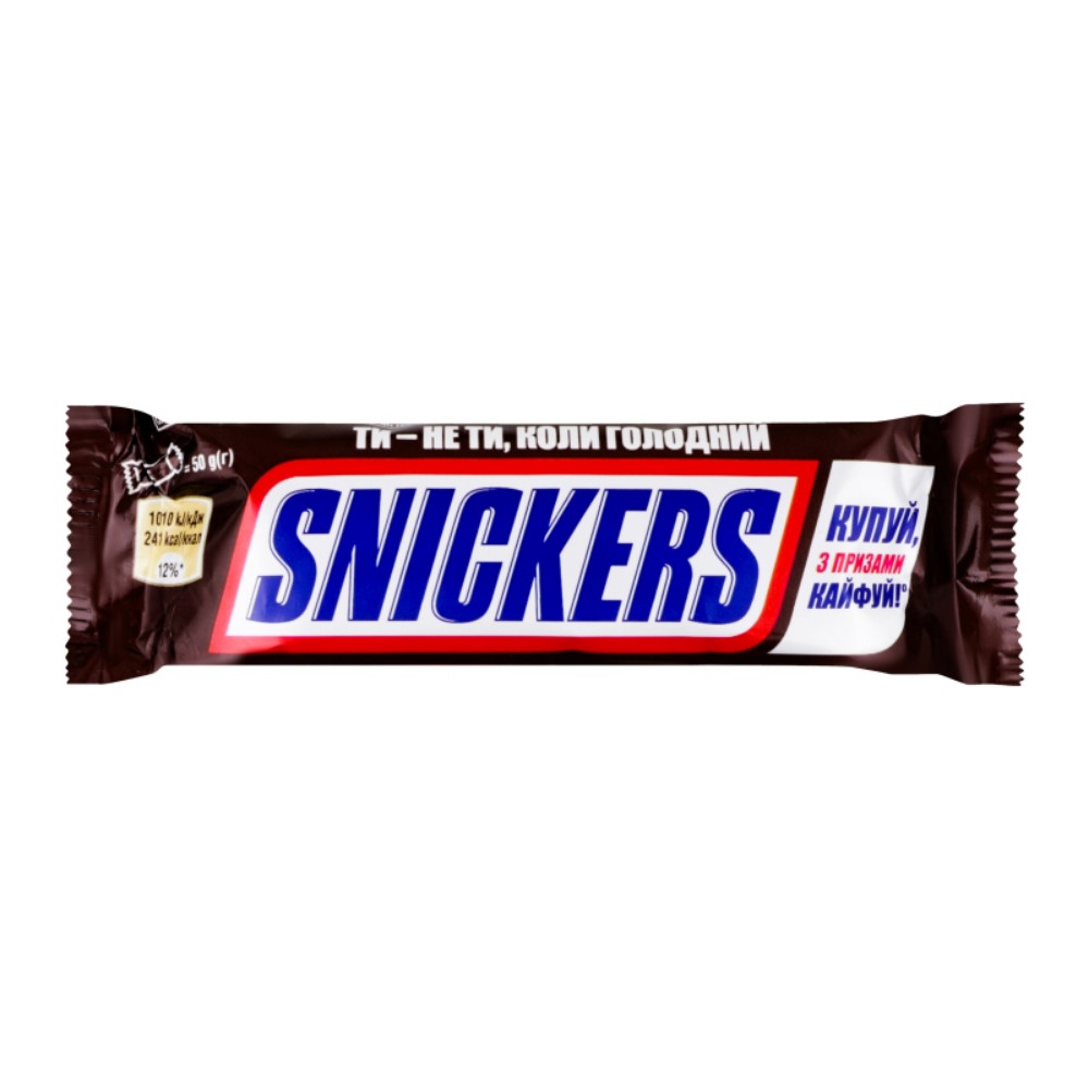 Snickers батончик 50g