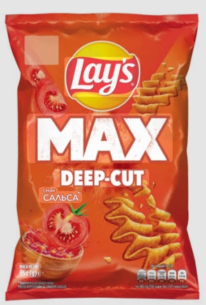 Чипси картопляні зі смаком сальси Lay`s 95g