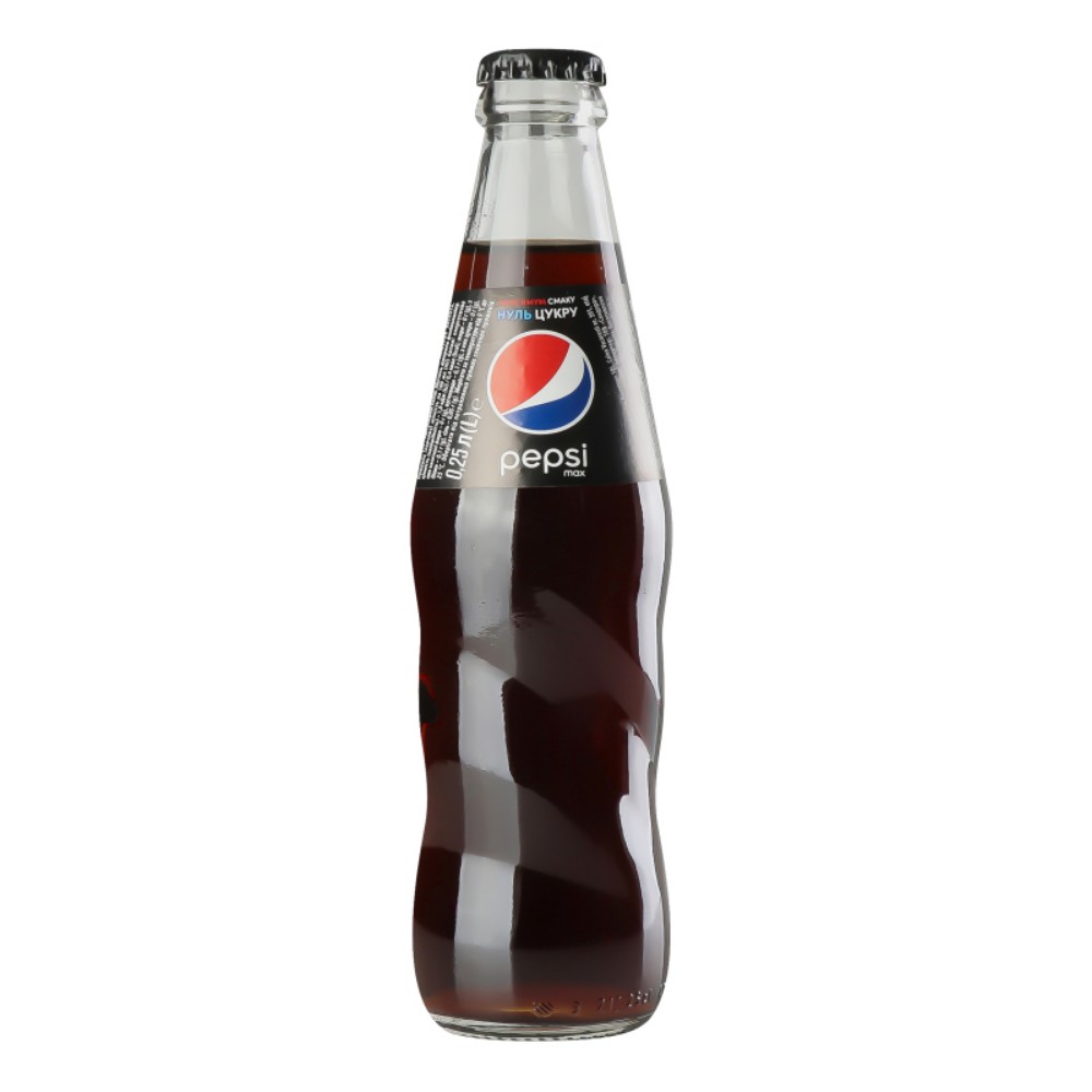 Напій безалкогольний  "Pepsi Black" 0.25 л скло