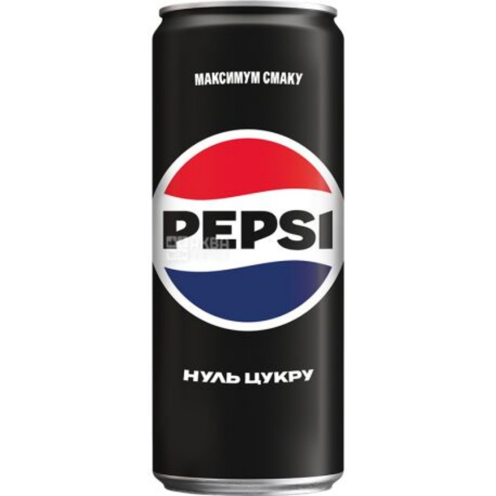 Напій безалкогольний  "Pepsi Black" 0.33 л (з6 Sleek)