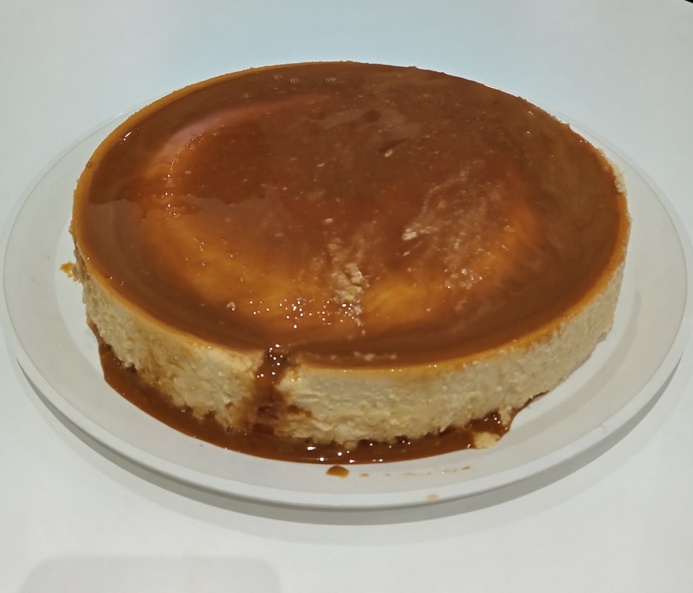 Flan napolitano familiar.
