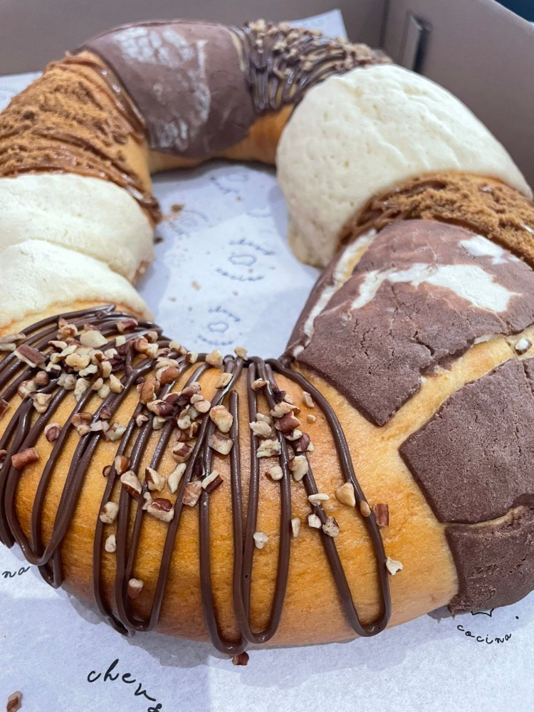 Rosca de Reyes nutella