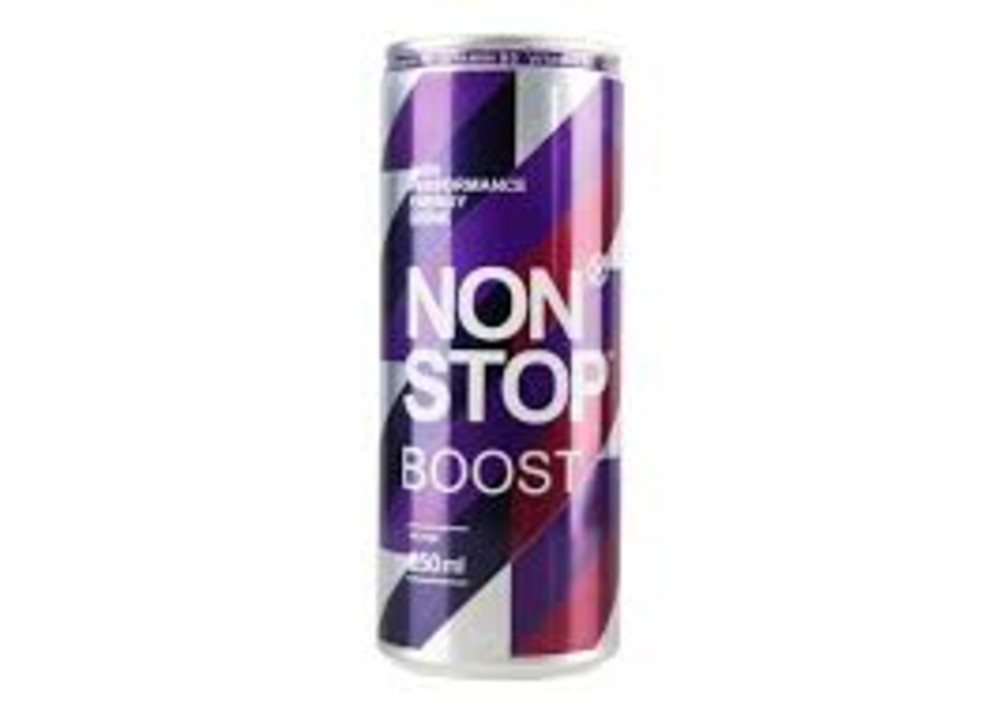Напій безалкогольний Non Stop Boost 0.25 л жб