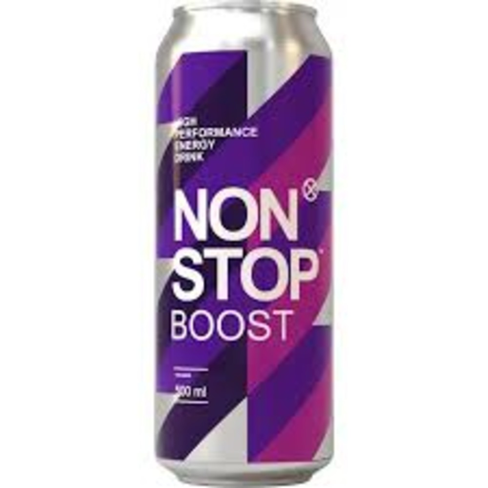 Напій безалкогольний Non Stop 0.5 л ЖБ Boost