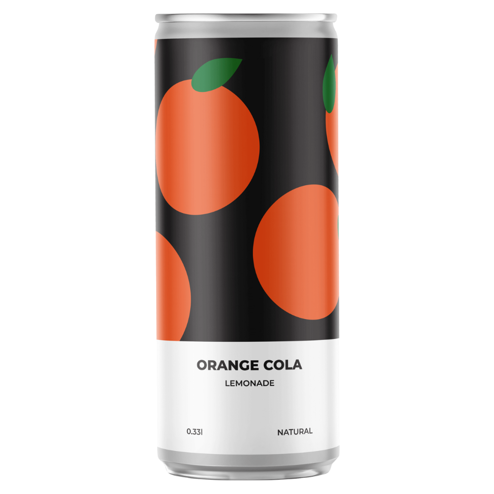 Напій безалкогольний газований натуральний (Underwood Soda ORANGE COLA) 0.33 л (БАНКА)