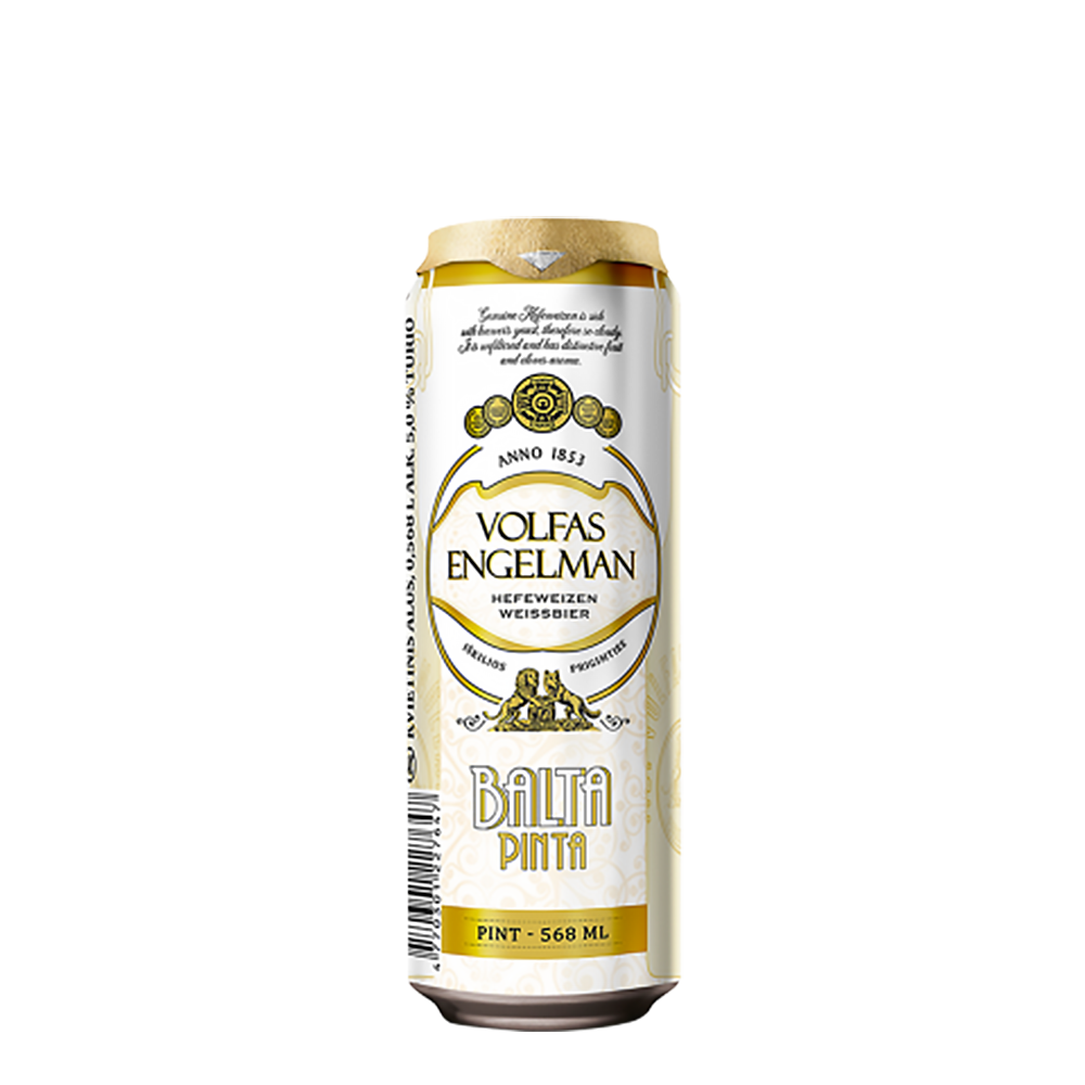 Volfas engelman balta pint
