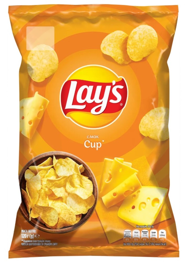 Чіпси Lay's сир (120 г)