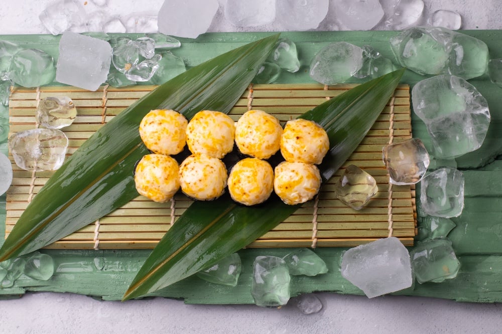 Запечений міні з креветкою