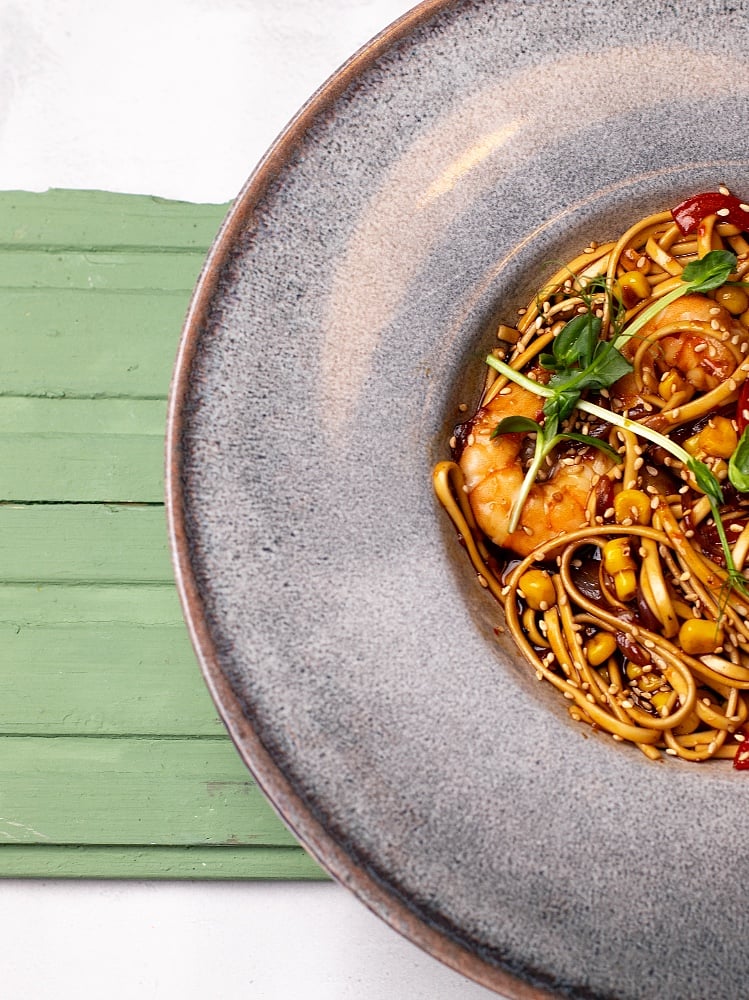 Удон з морепродуктами