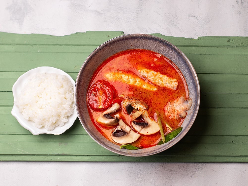 Том-Ям з креветкою та восьминігом