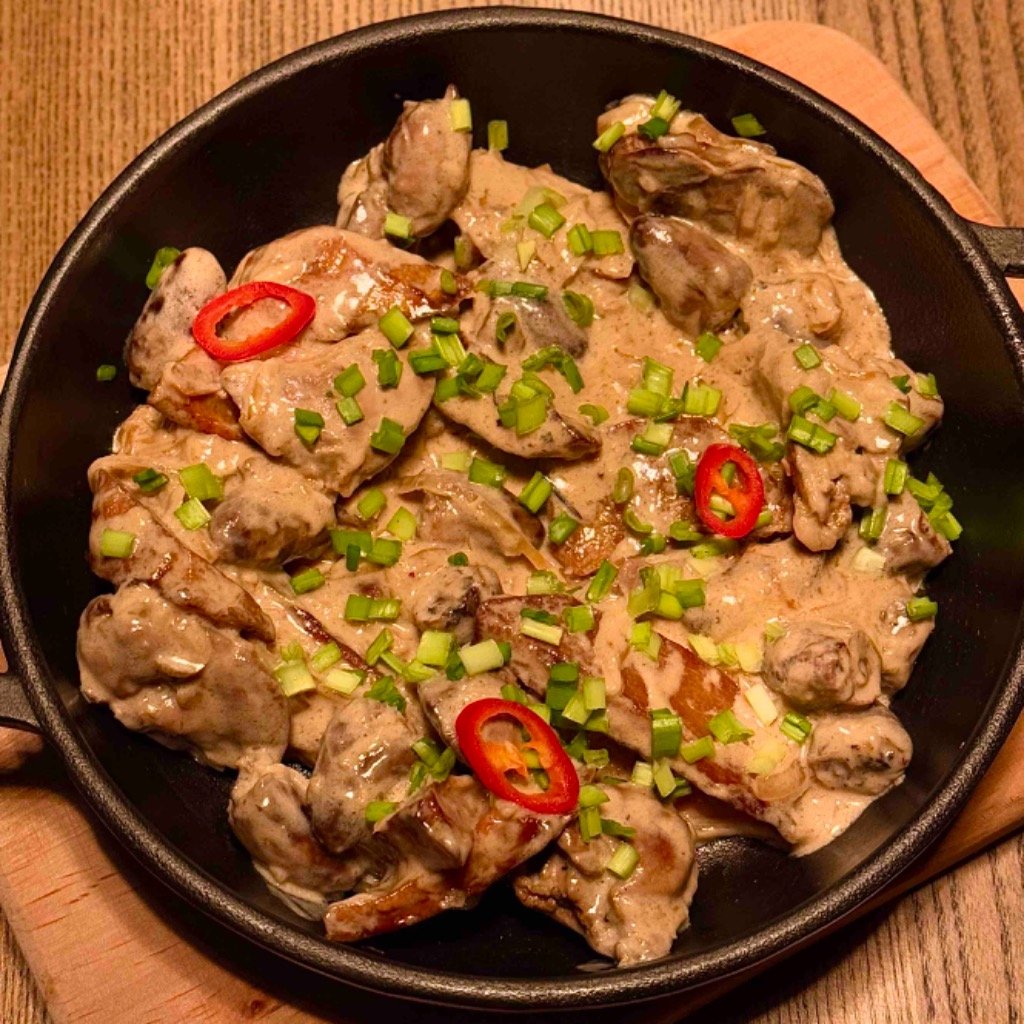 Потрошки на сковорідці