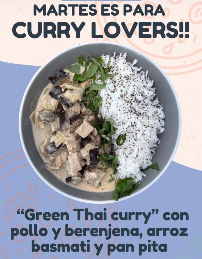 Martes es para CURRY LOVERS!!! Green Thai curry