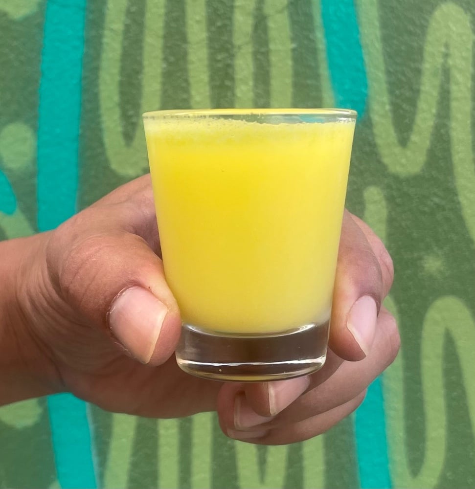 Ginger shot LUNES DETOX!!
