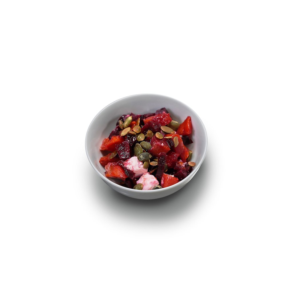 Салат з гарбузом та сиром фета