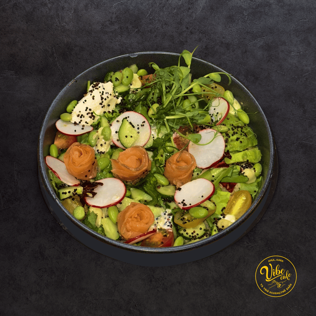 Боул з лососем