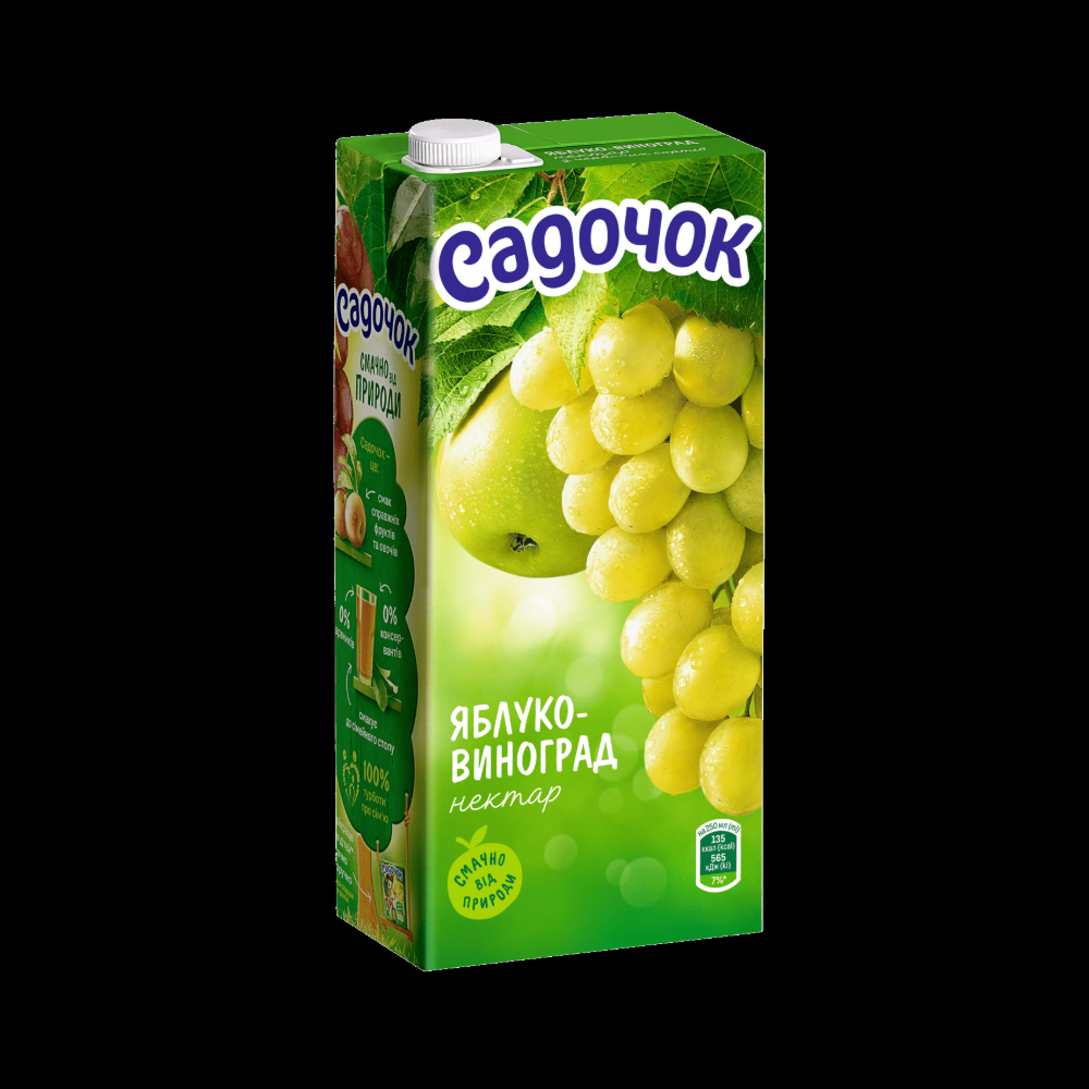 Сік Садочок Яблуко-Виноград 0.95л
