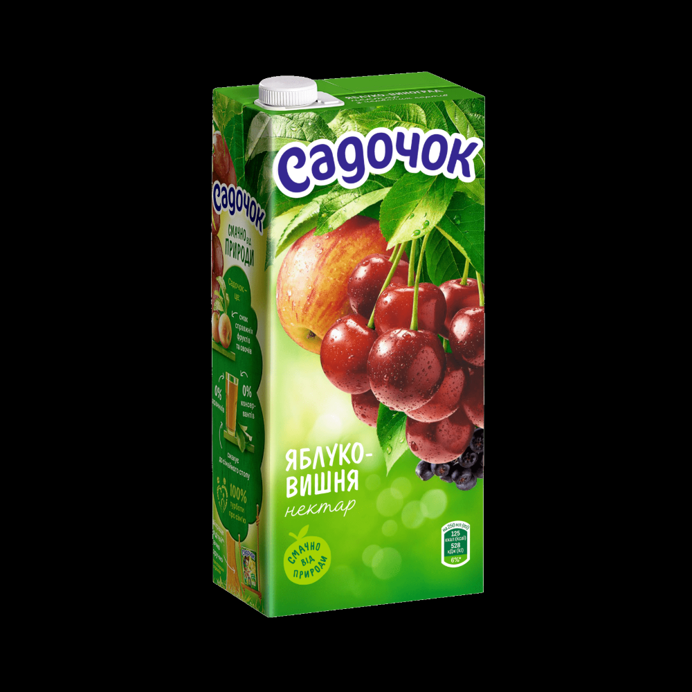 Сік Садочок Яблуко-Вишня 0.95л