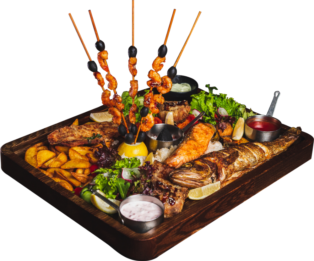 Морской микс гриль на 6-8 персон