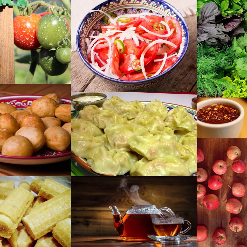 Vegetarian Dinner (national dishes) - Ужин вегетарианский (национальные блюда)