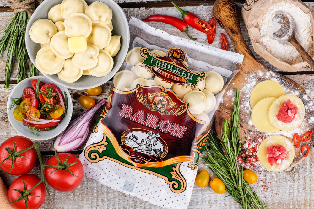 Dumplings with meat - Пельмени Baron