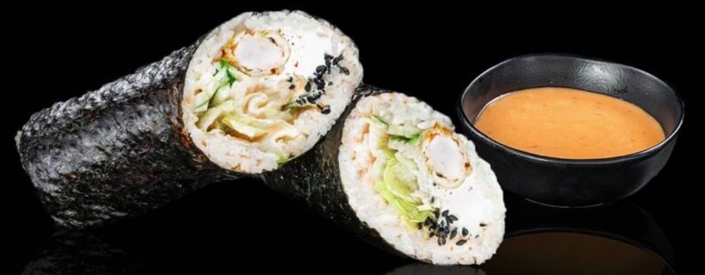 Суші шаурма з крабовим міксом