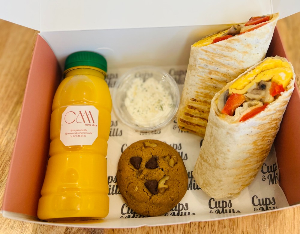 Egg Cheese Burrito Meal