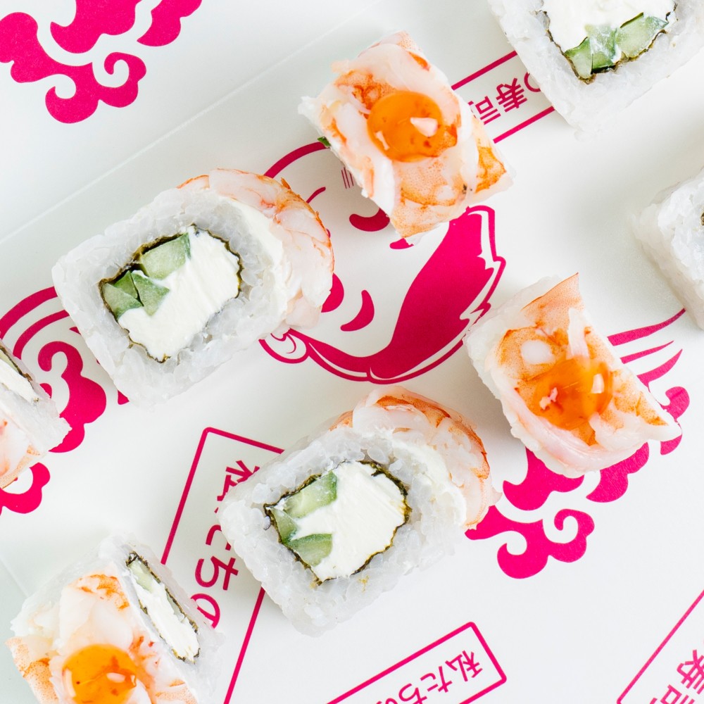 Філадельфія з креветками 260г*