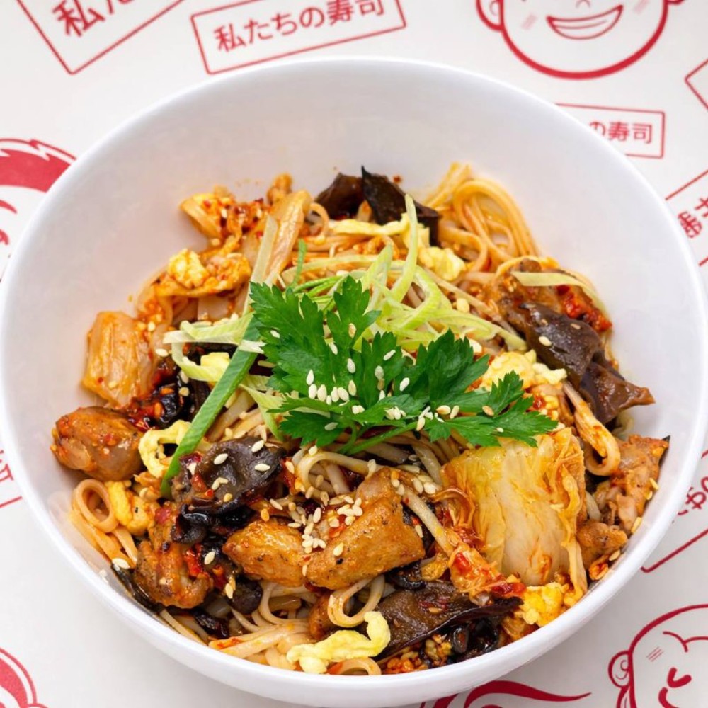 Локшина кімчі з куркою  370г.*