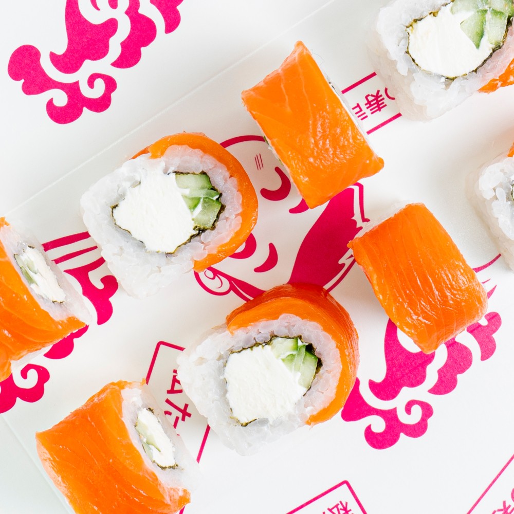 Філадельфія з лососем та огірком 260г*