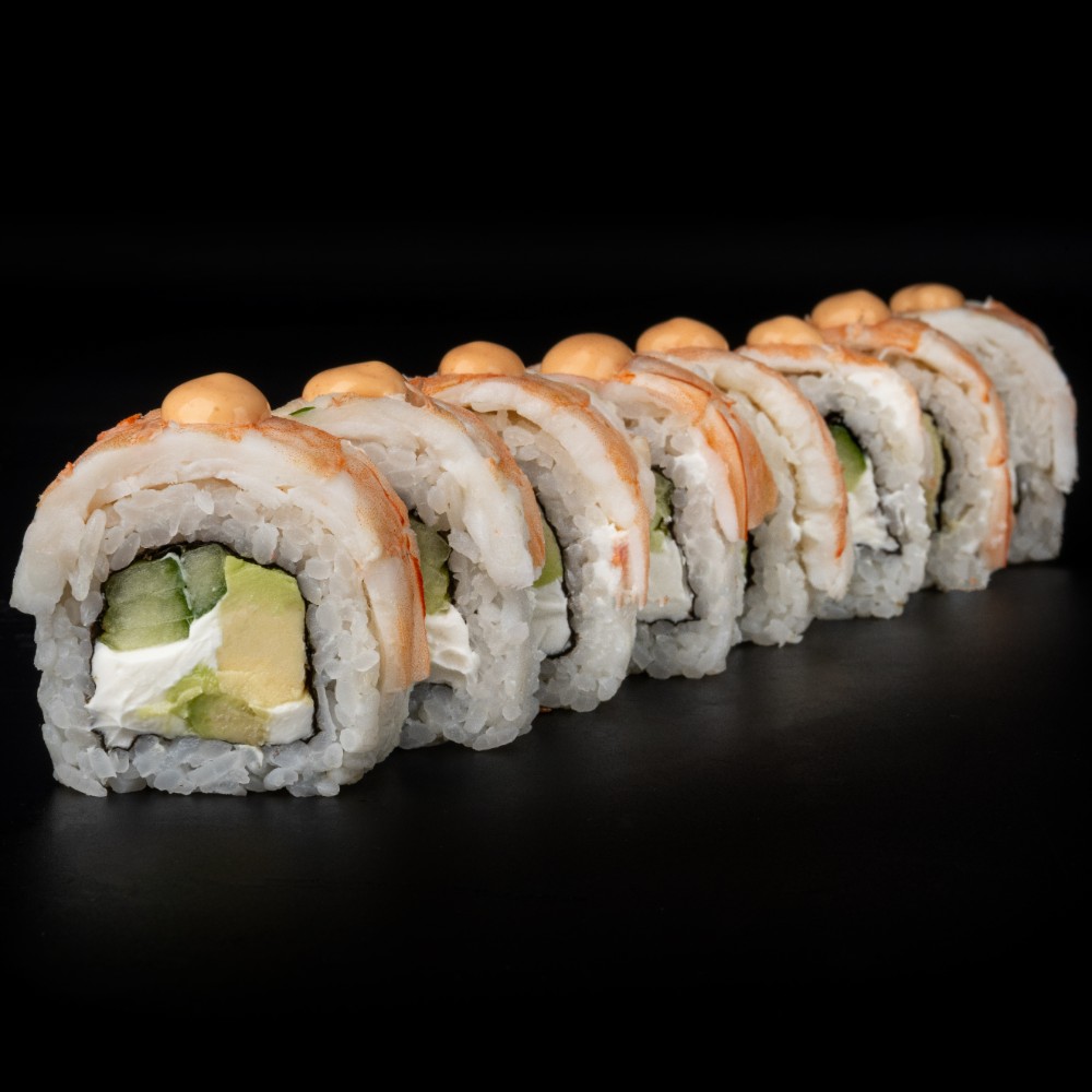 Рол Філадельфія з креветкою