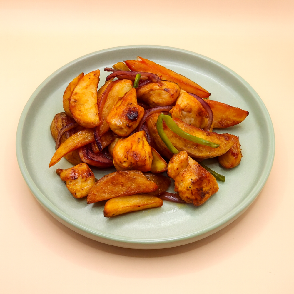 Картопля по-селянські з курочкою