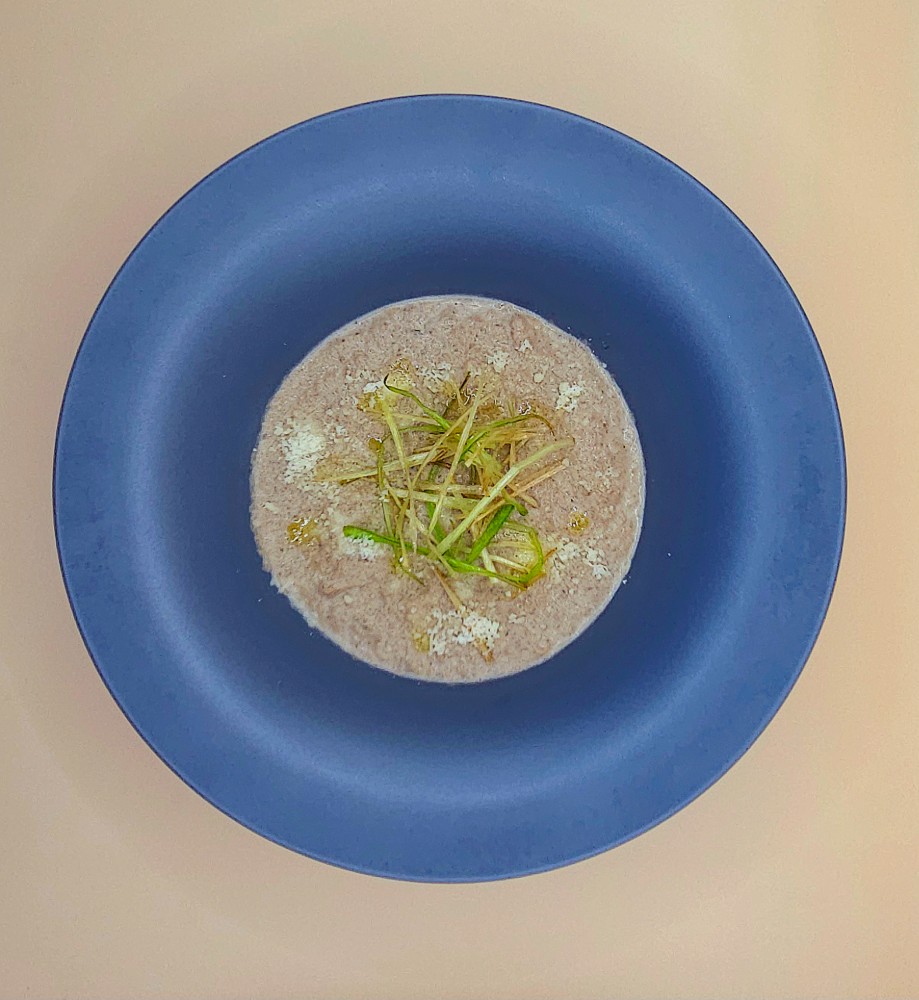 Крем суп грибний