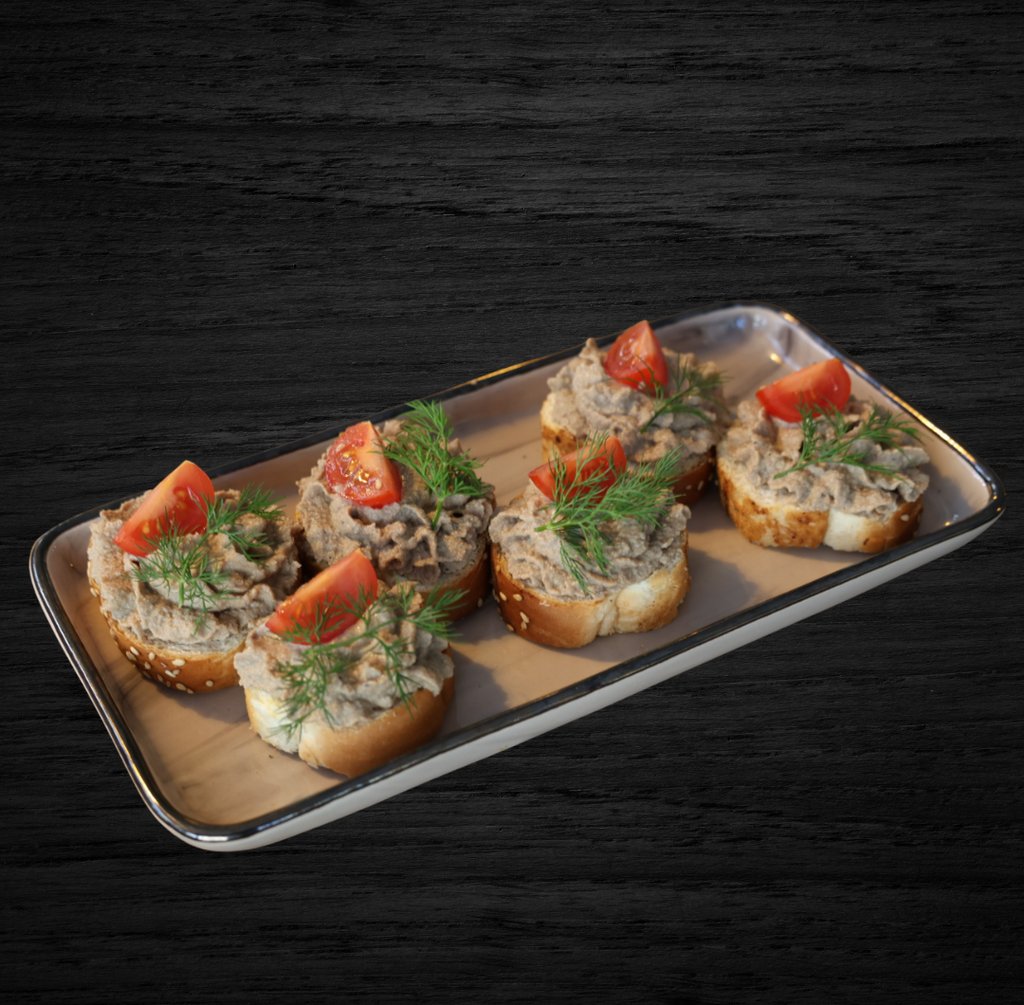 Грінки з курячим паштетом