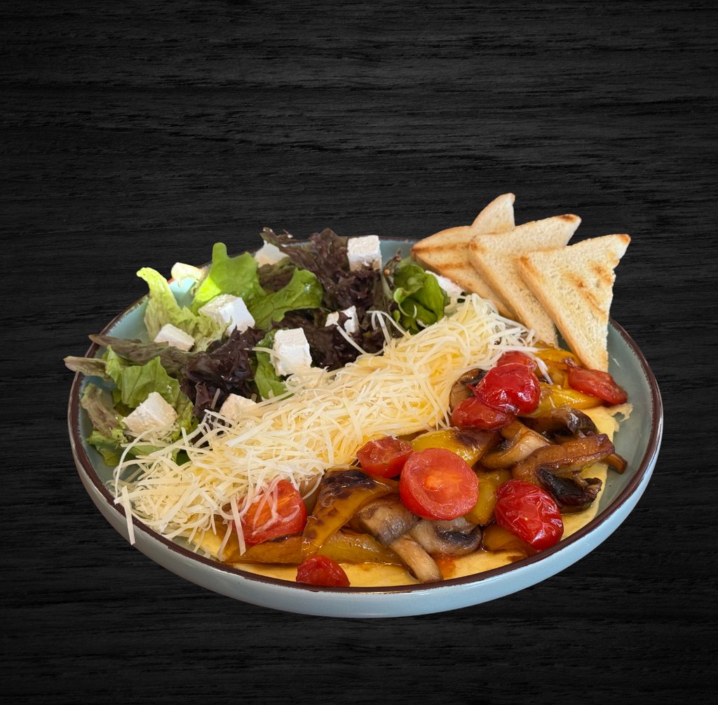 Омлет з овочами