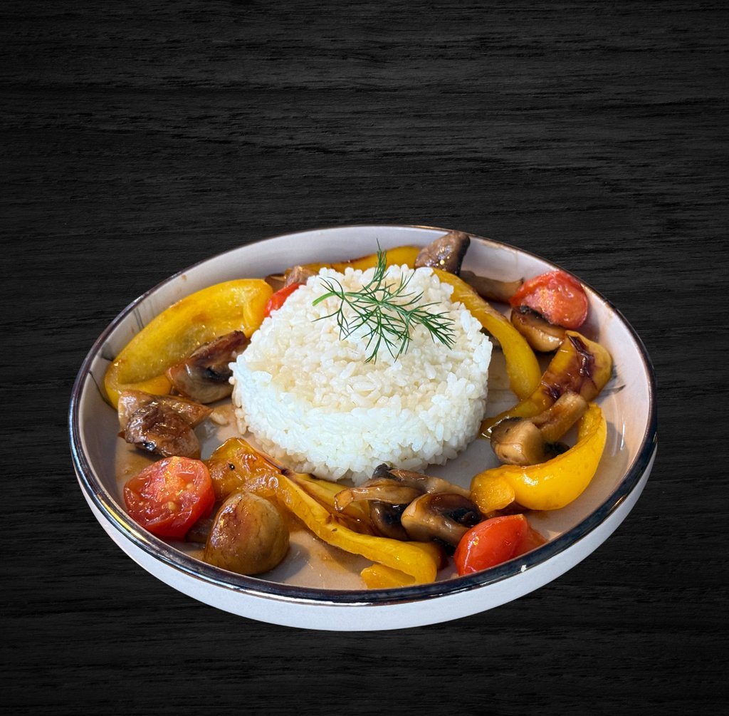 Рис з овочами