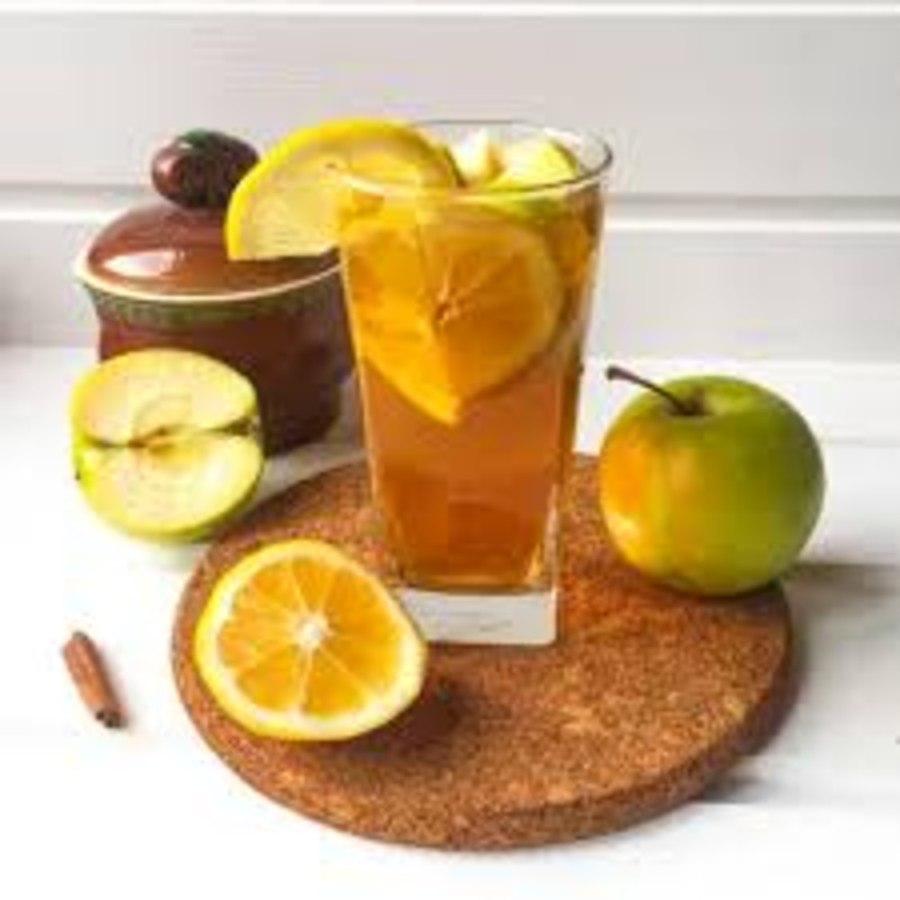 Чай з яблуком та обліпихою