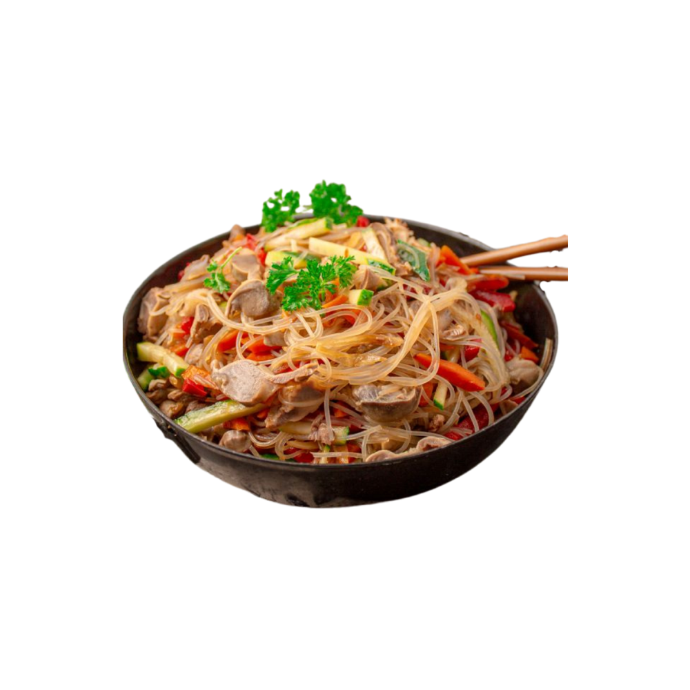 Рисова локшина з куркою