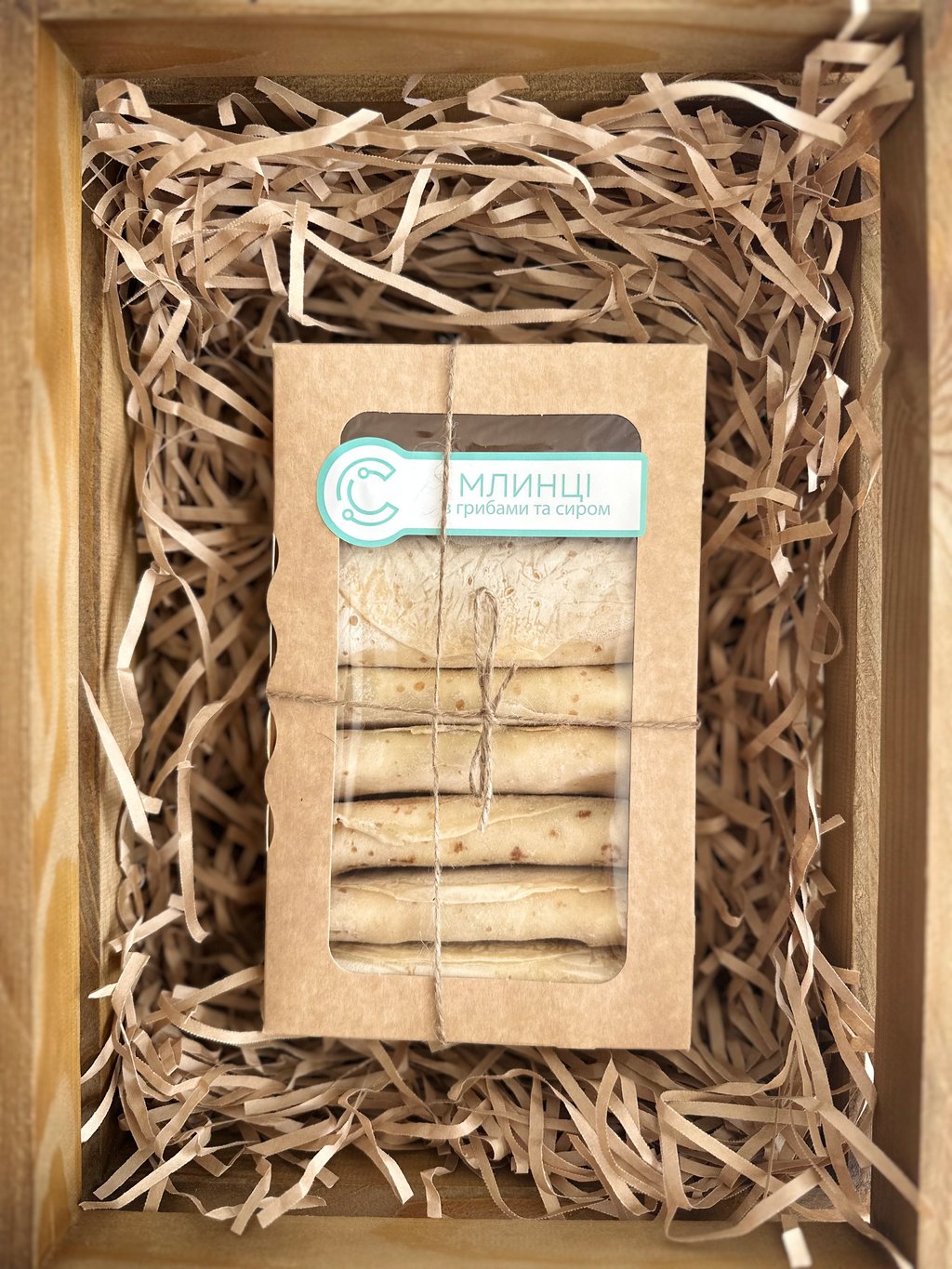 Млинці з грибами та сиром ( 500 г )