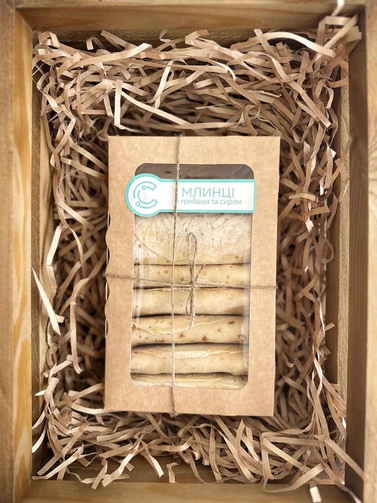 Млинці з грибами та сиром (400 г)
