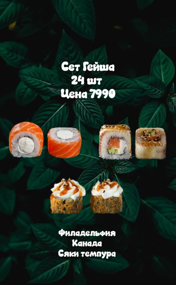 Сет Гейша 24шт