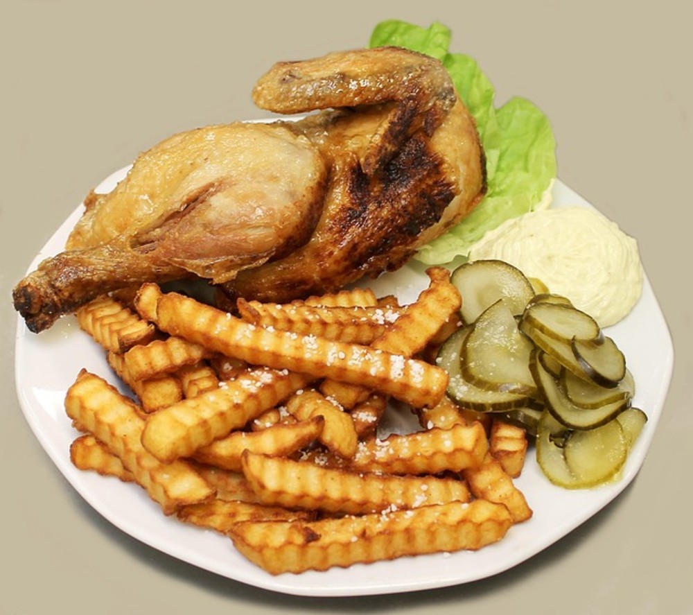 3 pieces Grilled and Chips