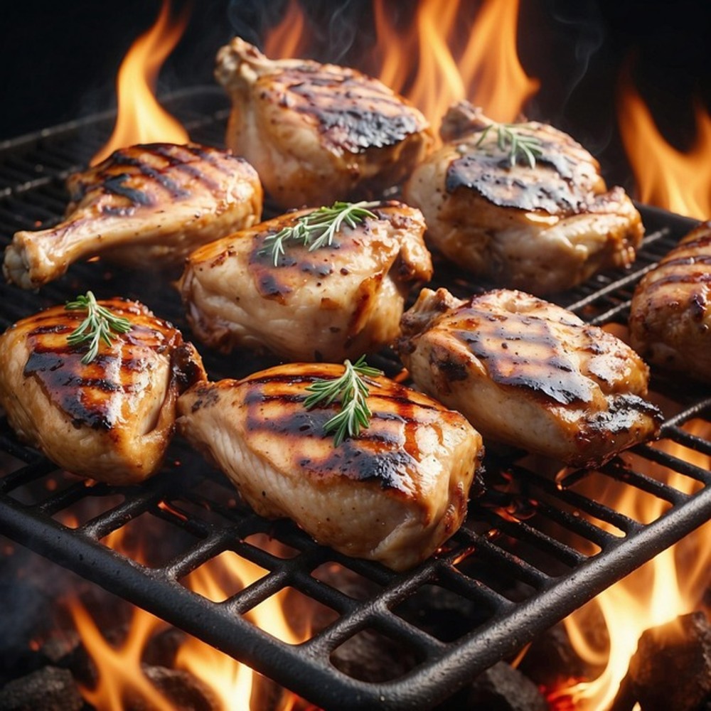 10 Piece Grilled Chicken Wings and Chips