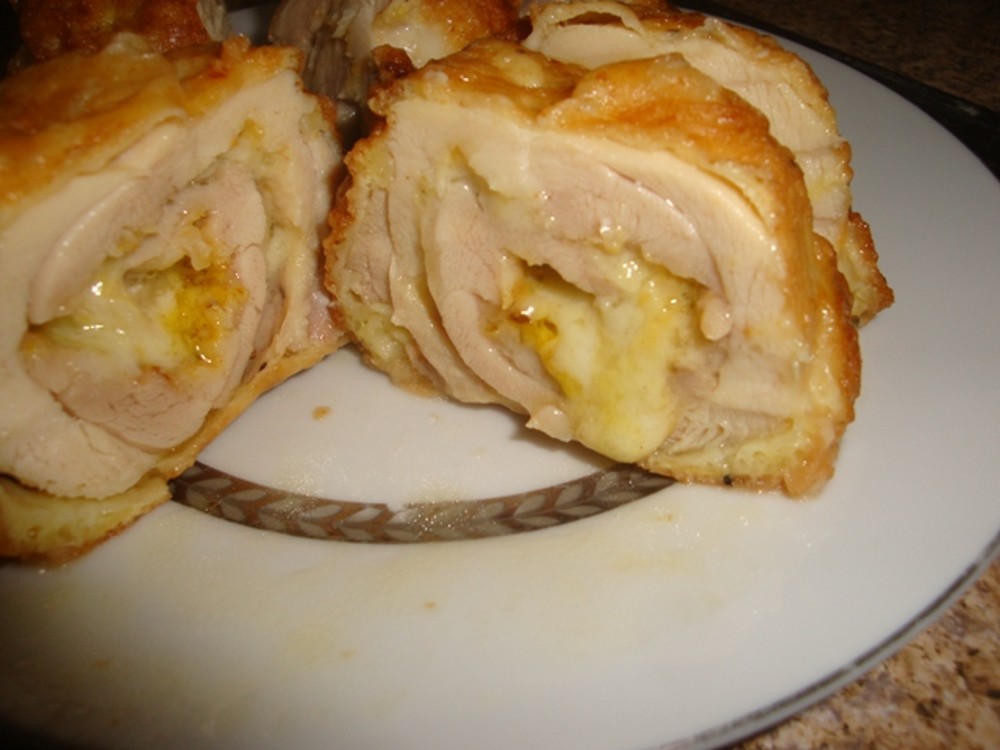 Курячі крученики з сиром